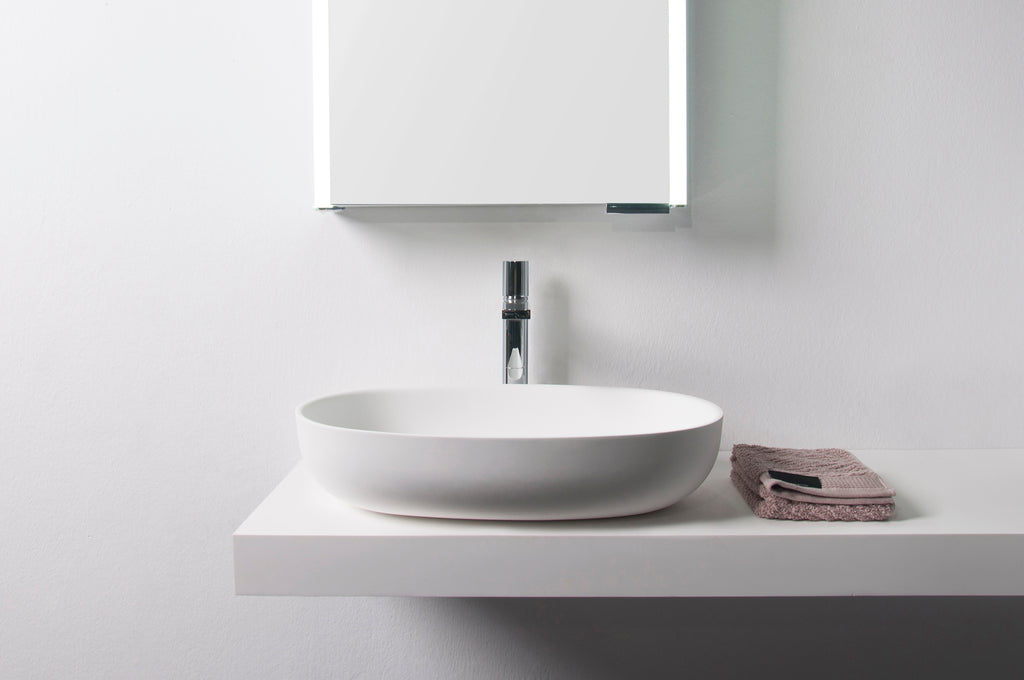 INFINITE | Niagara 60 Overcounter Washbasin | INFINITE Solid Surfaces