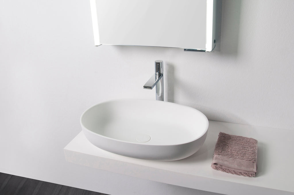 INFINITE | Niagara 60 Overcounter Washbasin | INFINITE Solid Surfaces