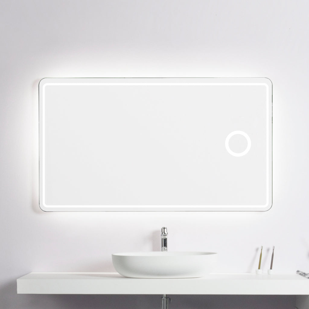 INFINITE | BARCELONA RR | LED Mirror with Magnifying Mirror | 5mm solver Mirror& Aluminum