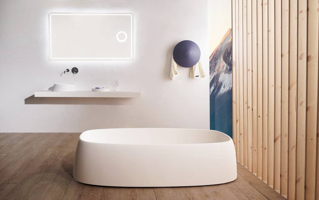 INFINITE | Fujisan Lite 158 Bathtub | INFINITE Solid Surfaces