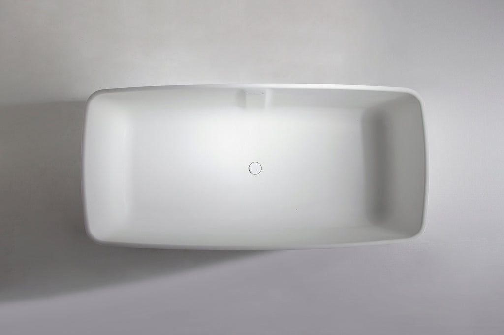 INFINITE | Niagara (Rounded Rectangle) 148 Bathtub | INFINITE Solid Surfaces