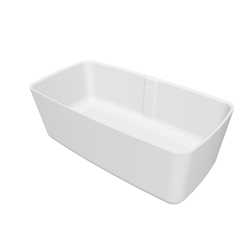 INFINITE | Niagara (Rounded Rectangle) 148 Bathtub | INFINITE Solid Surfaces