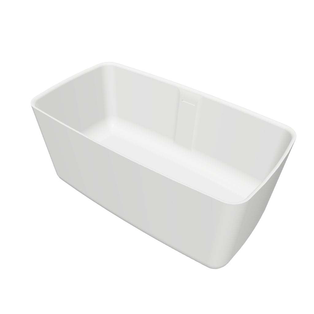 INFINITE | Niagara (Rounded Rectangle) 118 Bathtub | INFINITE Solid Surfaces