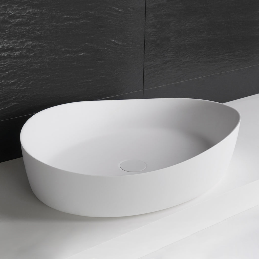 INFINITE | SolidHarmony 60 | Overcounter Washbasin | INFINITE Solid Surfaces
