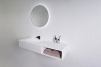 INFINITE | Spio WM 140L with Shelf | INFINITE Solid Surfaces