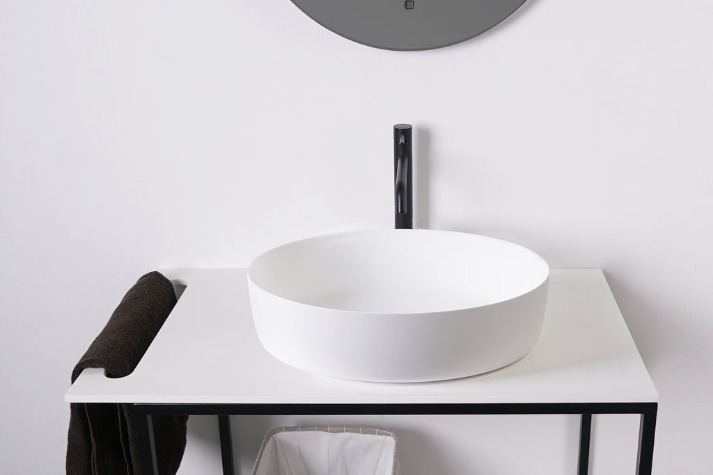 INFINITE | SolidHill 50 | Overcounter Washbasin | INFINITE Solid Surfaces