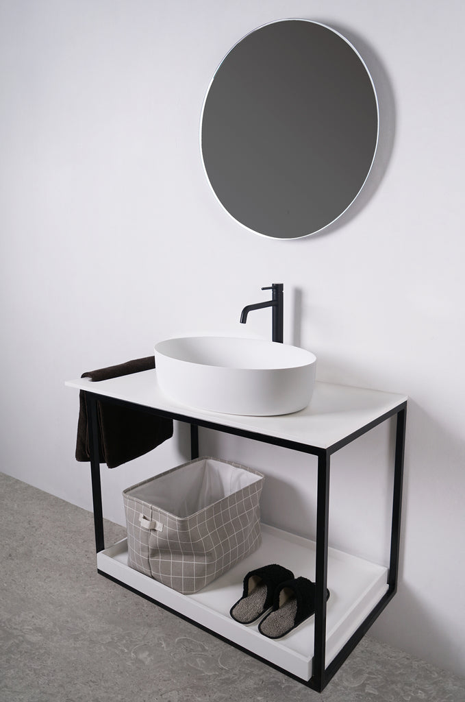 INFINITE | SolidHill 50 | Overcounter Washbasin | INFINITE Solid Surfaces