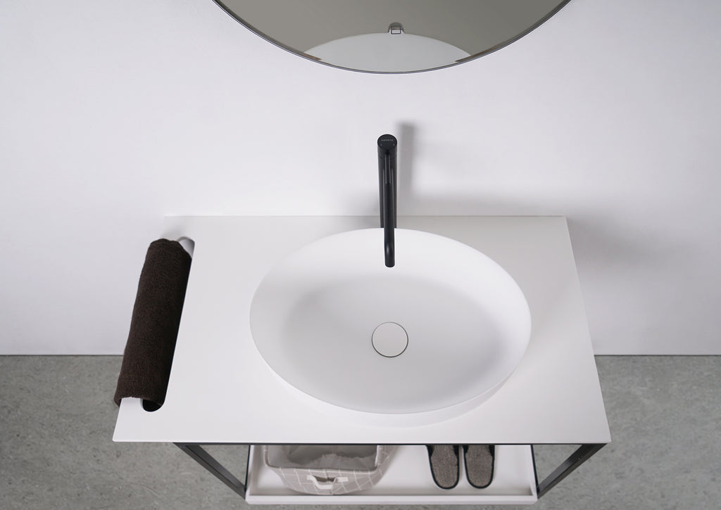 INFINITE | SolidHill 50 | Overcounter Washbasin | INFINITE Solid Surfaces