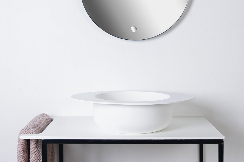 INFINITE | SOLIDCAP 2.0 | Overcounter Washbasin | INFINITE Solid Surfaces