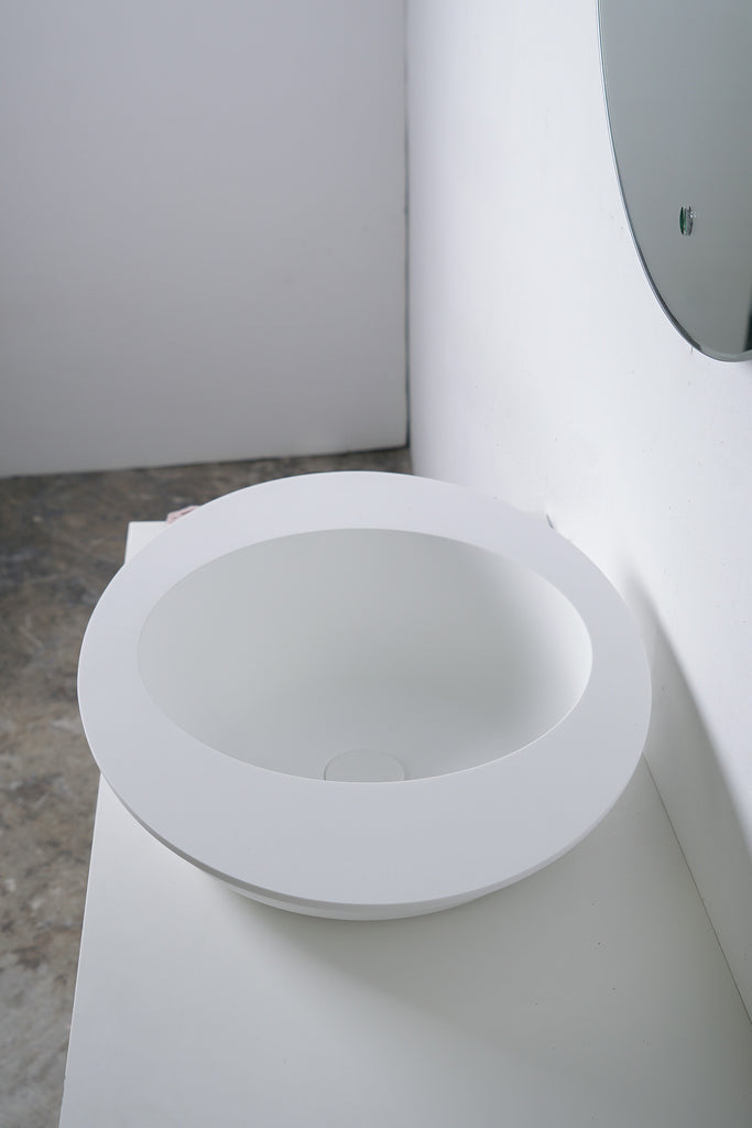INFINITE | SOLIDCAP 2.0 | Overcounter Washbasin | INFINITE Solid Surfaces