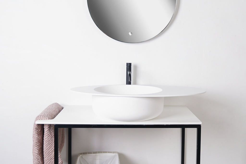 INFINITE | SOLIDCAP 8.0 | Overcounter Washbasin | INFINITE Solid Surfaces
