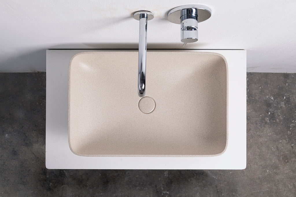 INFINITE | CATANIA 56.5 Overcounter Washbasin | Concrete