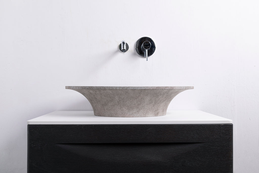 INFINITE | PRATO 60 Overcounter Washbasin | Concrete