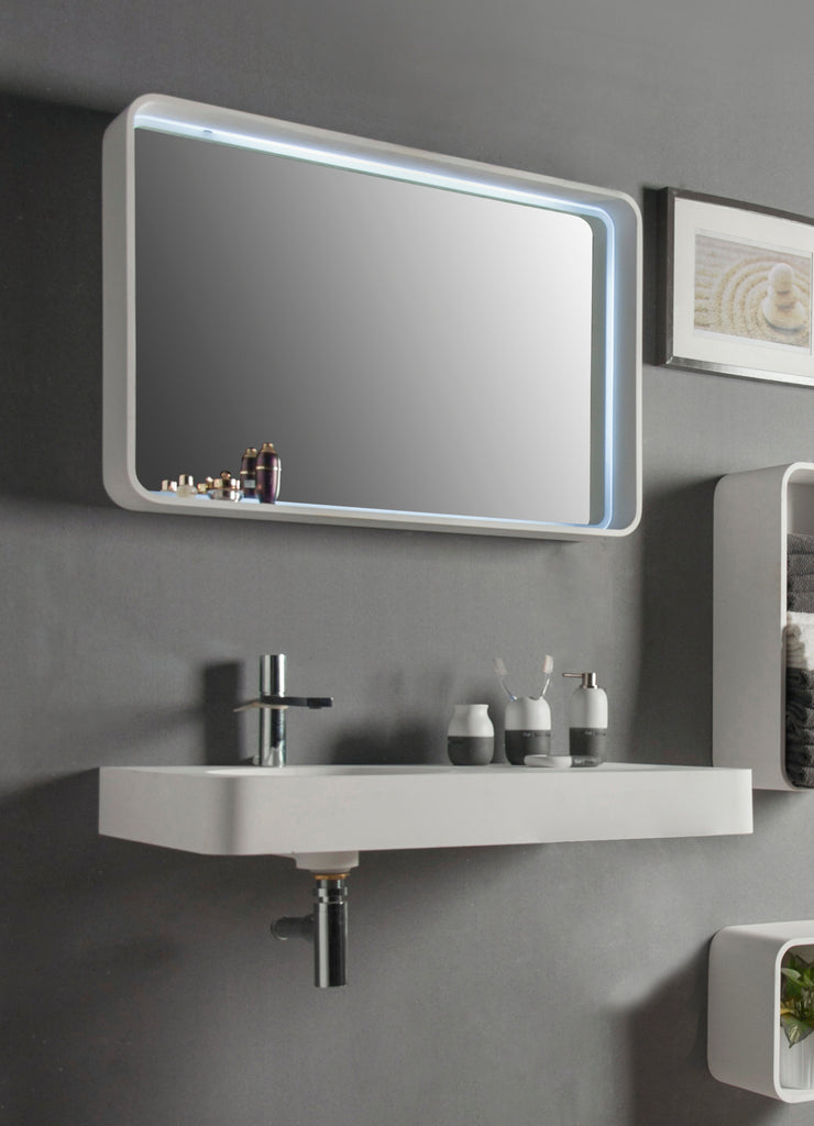 INFINITE | Cirque WM 55L | Wall Mount Washbasin | INFINITE Solid Surfaces