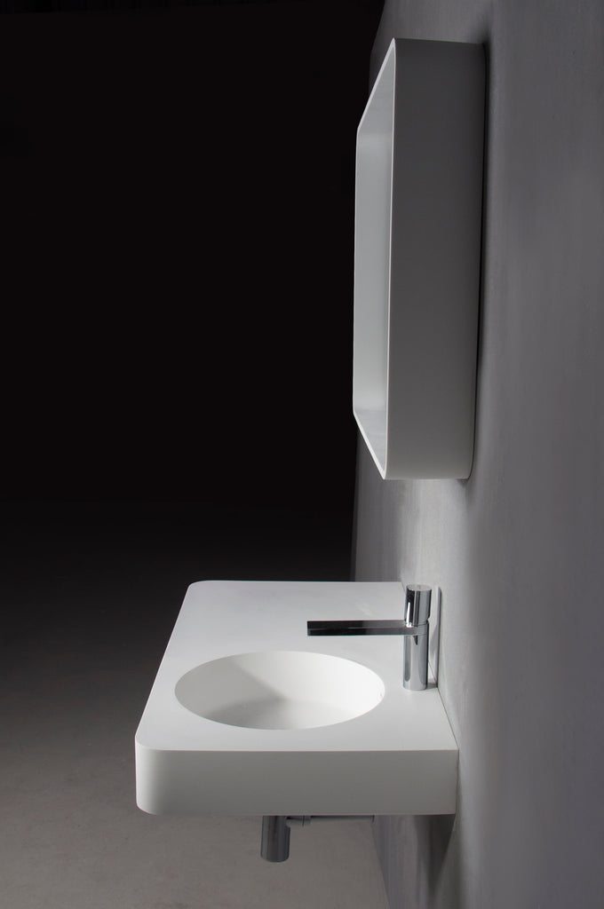 INFINITE | Cirque WM 55R | Wall Mount Washbasin | INFINITE Solid Surfaces