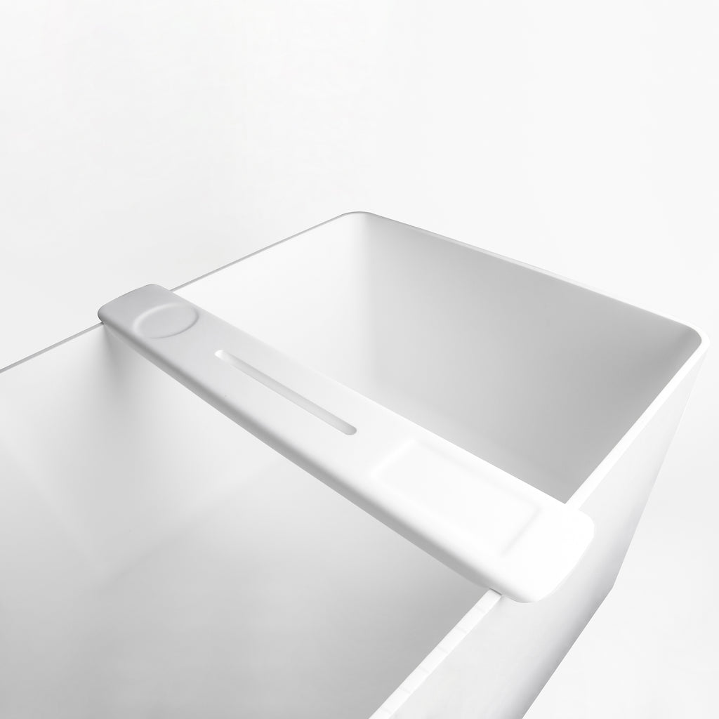 INFINITE | CIRQUE iPad Holder on Bathtub | INFINITE Solid Surfaces
