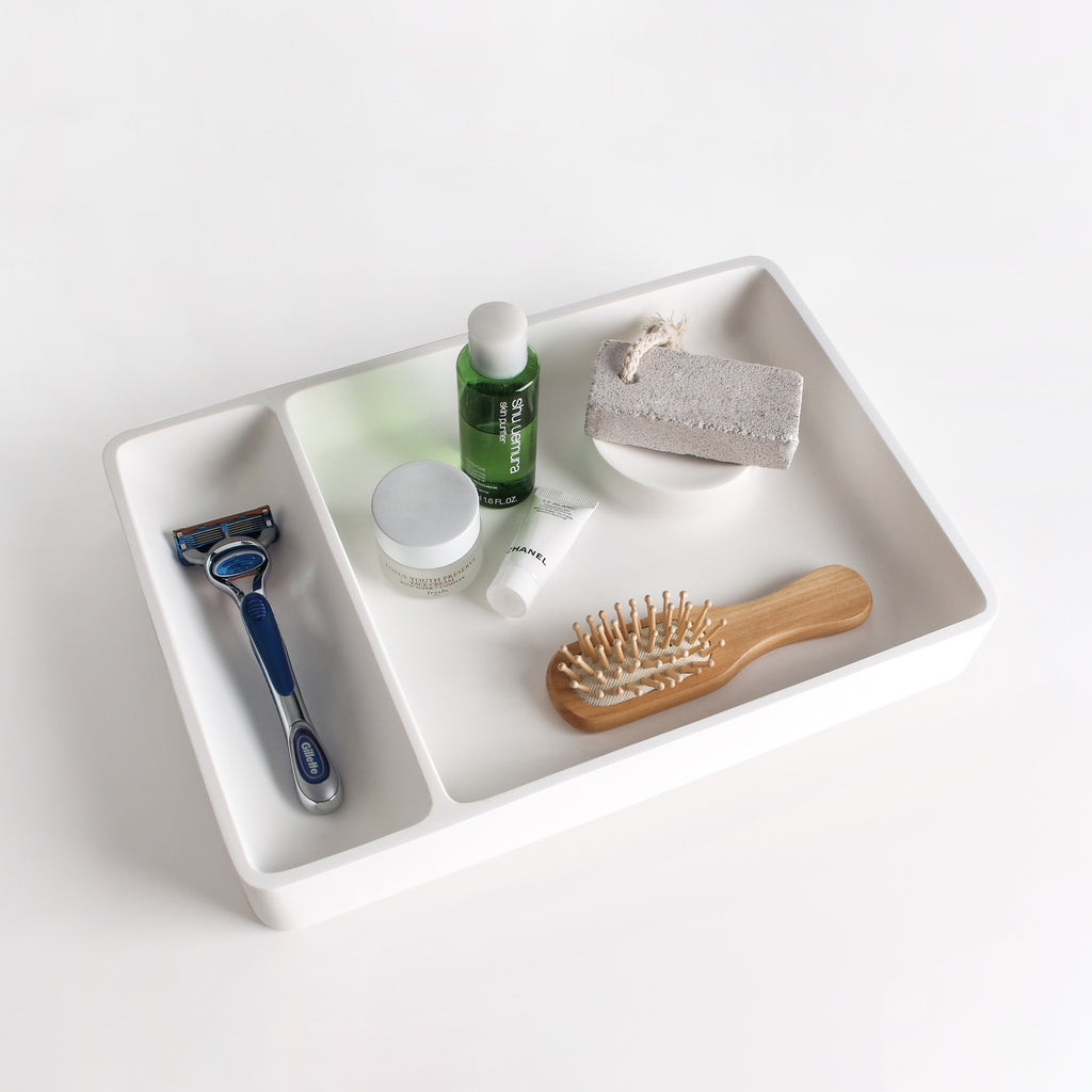 INFINITE | GEO 136 Cosmetics Tray | INFINITE Solid Surfaces
