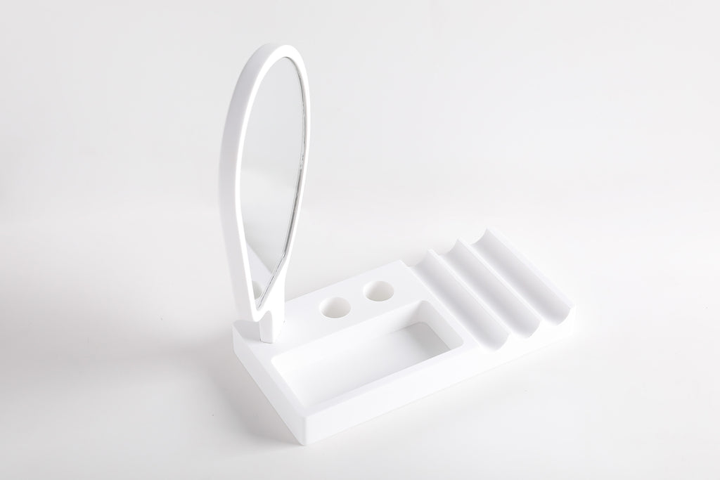 INFINITE | 192 Cosmetics Tray with Mirror | INFINITE Solid Surface
