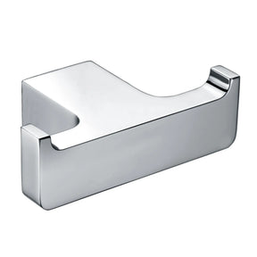 WIEN Double Robe Hooks-Robe Hooks-high-end bathtub showroom Hong Kong, Infinite Bath, Infinite Showroom, mirror cabinet,Bathtub details, Bathroom Accessories,bathroom solid surface, bathroom tailor,bathroom furniture, 浴室物料,浴室配件,浴缸香港, Bathroomware ,Bespoke bathroom,洗手盤 訂造,Cloakroom,Vanities, Mirrors,Bathroom Furniture, 浴室裝修,浴室 櫃 訂造