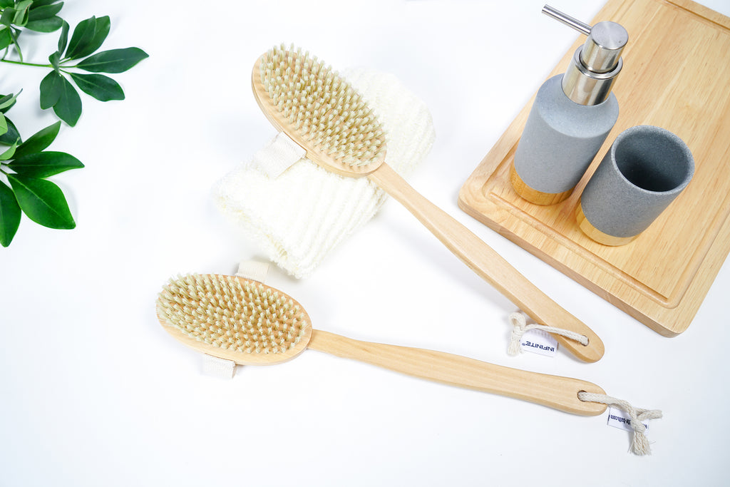 INFINITE | 582 Wooden Bath Brush | Wooden