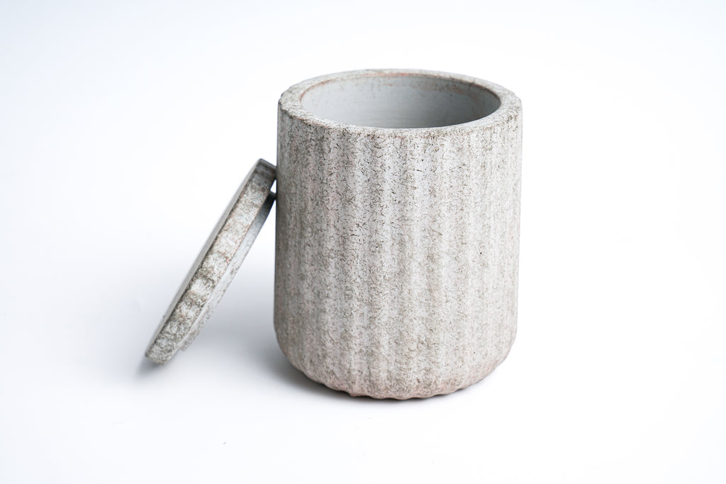 INFINITE | CHARLOTTE Accessories Sets - Cup with Cap | Cement