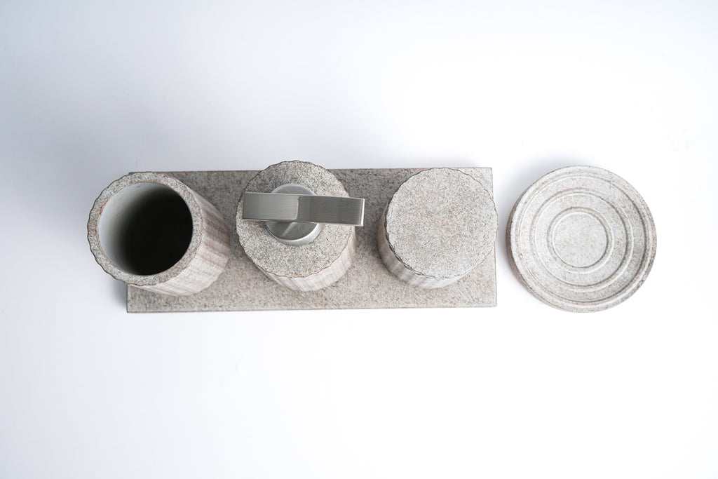 INFINITE | CHARLOTTE Accessories Sets | Cement