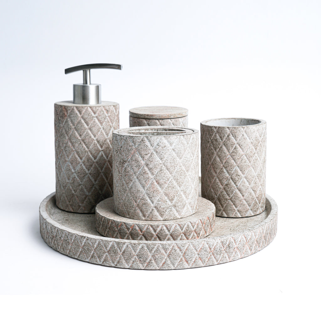 INFINITE | CHLOE Accessories Sets | Cement