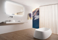 Fujisan Lite 158 Freestanding Designer Solid Surfaces Bathtub Fujisan Lite系列1米5獨特且具時尚色彩設計師獨立式浴缸採用特別溢水設計
