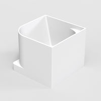 Rovigo 95 Freestanding Designer Quarter Solid Surfaces Corner Bathtub Rovigo系列95cm矩型人造石設計師獨立角落式蝸居浴缸採用特別溢水設計