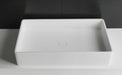 Super Thin Edge RR 70 Rectangle Solid Surfaces Overcounter Washbasin Super Thin Edge系列超薄邊70厘米長方型膚感人造石台上洗手盆