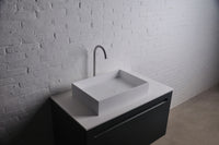 Super Thin Edge R 50 Rectangle Solid Surfaces Overcounter Washbasin Super Thin Edge系列超薄邊50厘米長方型