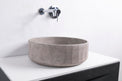 TRENTO D42 Designer Round Concrete Overcounter Washbasin TRENTO系列42CM圓型水泥設計師檯上式臉盆採用特別溢水設計