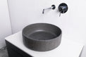 TRENTO D42 Designer Round Concrete Overcounter Washbasin TRENTO系列42CM圓型水泥設計師檯上式臉盆採用特別溢水設計